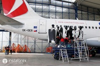 InstaForex airplane